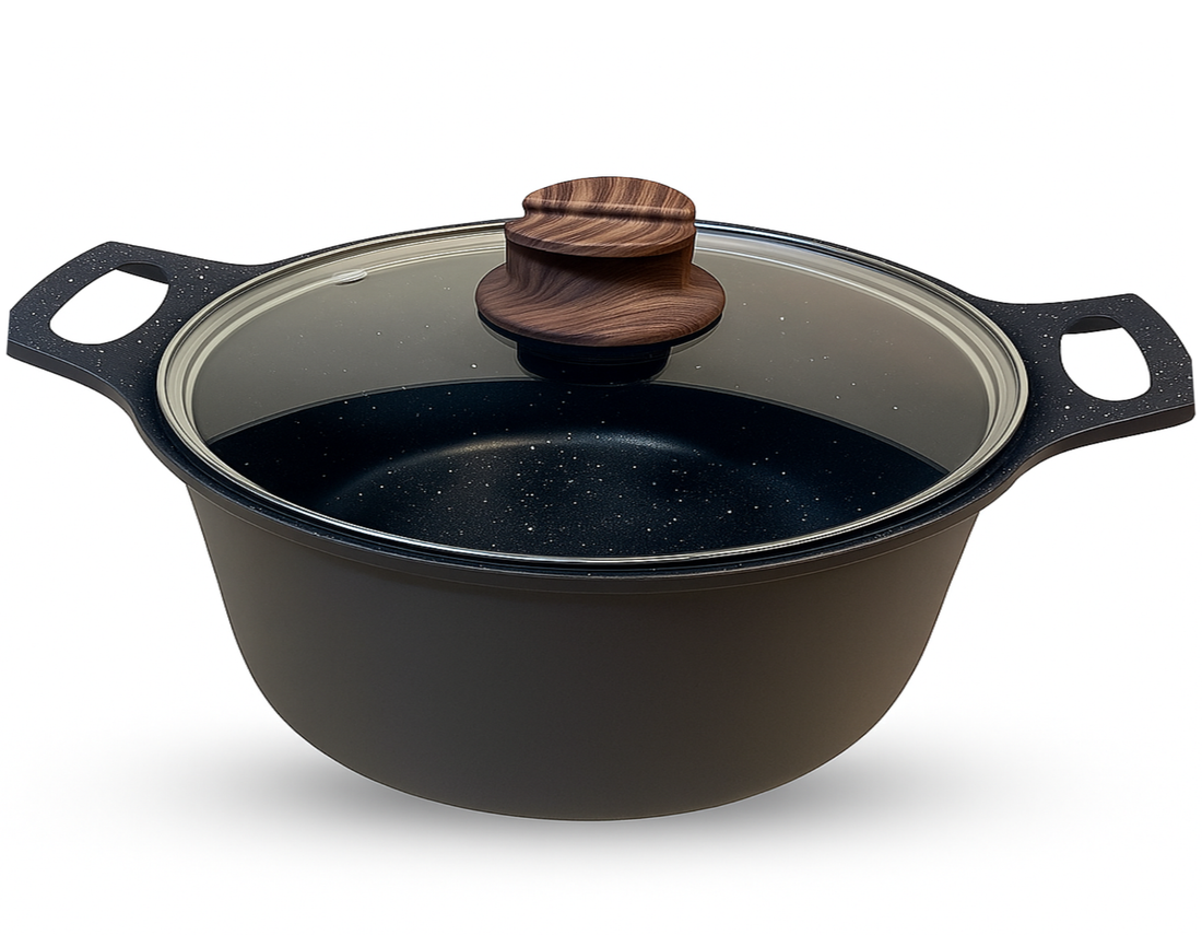 Hakal kookpan van gietaluminium met glazen deksel – Ø 20 tot 40 cm, inductie – foto 14