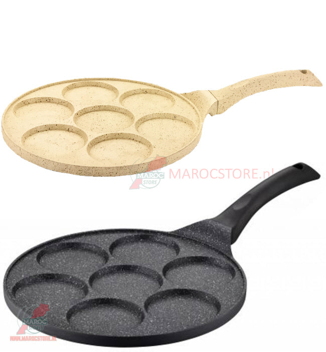 pancake 7 kop marmeren anti aanbaklaag