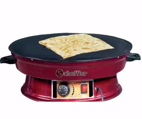 Elektrische crêpemaker Ø 50 cm – sac grill voor msemen, yufka en katmer