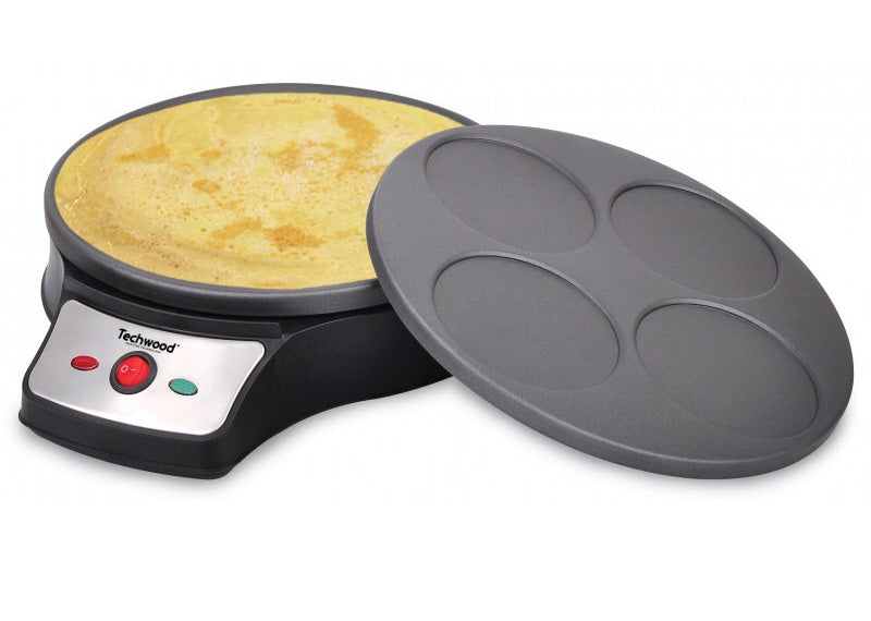 Crêpe-Maker 2-in-1 – Pfannkuchenbereiter mit austauschbaren Backplatten Ø 28 cm