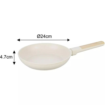 Batterie de Cuisine 12 Pièces avec Revêtement en Marbre - Compatible Induction, Gaz et Toutes Sources de Chaleur - KLAUSBERG