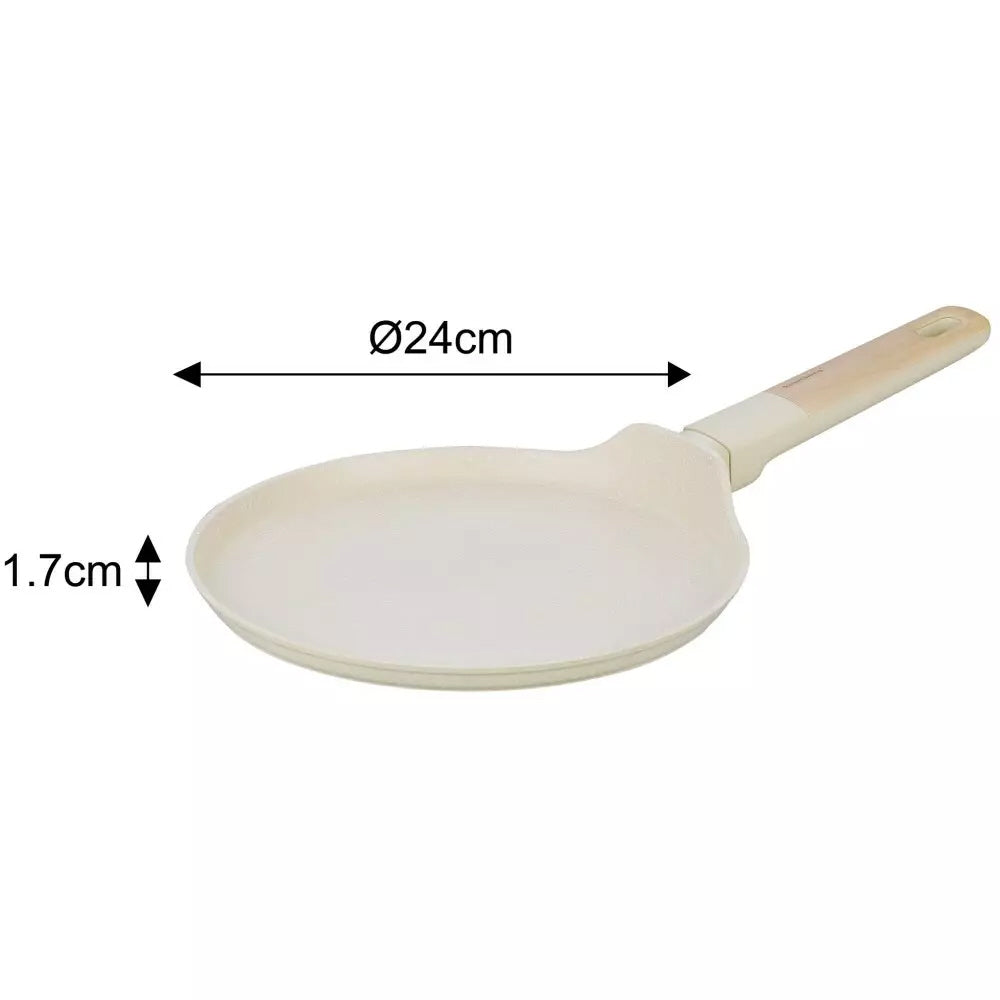 Klausberg pannenset 12-delig, marmeren coating – beige, geschikt voor inductie – foto 5