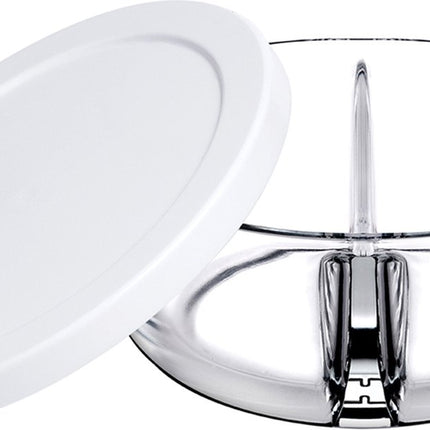 Pasabahce Polar – Récipient de conservation en verre – Rond – 785 ml – 2 compartiments