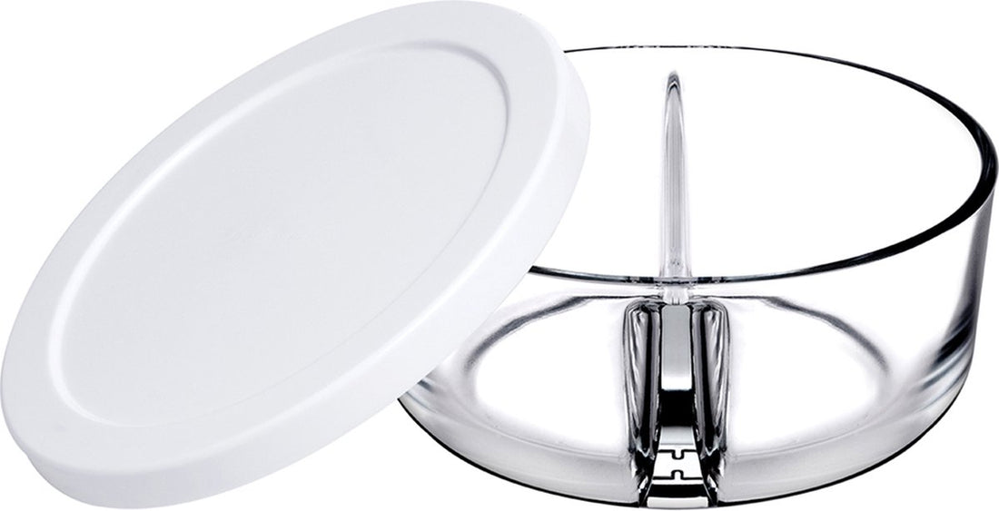 Pasabahce Polar – Glazen Bewaarbak – Rond – 785 ml – 2 Vakjes