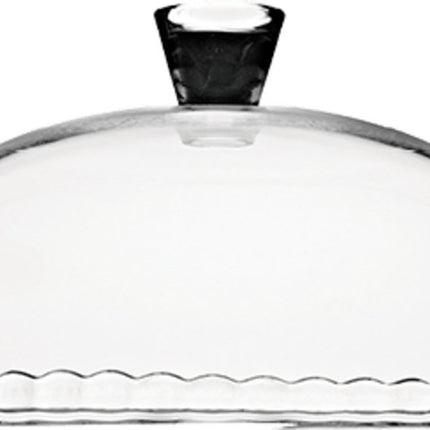 Pasabahce Plateau à gâteau - avec cloche - verre - 32 cm