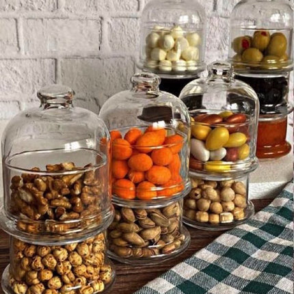 Pasabahce Villa Patisserie - 2 étages - Pot de rangement en verre