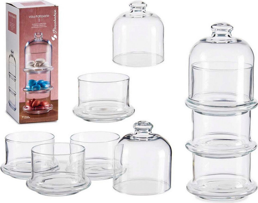Pasabahce Villa Patisserie – Glasvorratsdose Mini – 3-lagig