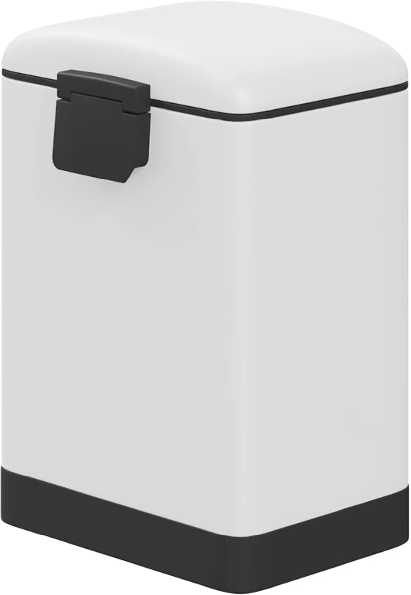 5Five pedaalemmer Ariane 6 liter – prullenbak van RVS met soft-close deksel – foto 10
