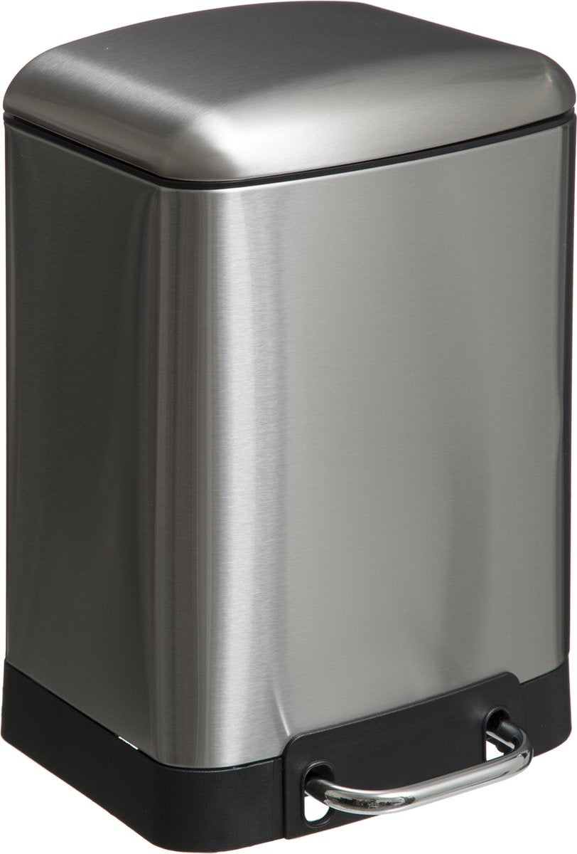 5Five pedaalemmer Ariane 6 liter – prullenbak van RVS met soft-close deksel – foto 4
