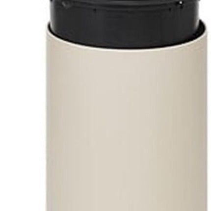 5Five poubelle/poubelle à pédale Bambou - beige - métal - 30 litres - 38 x 29 x 60 cm - cuisine