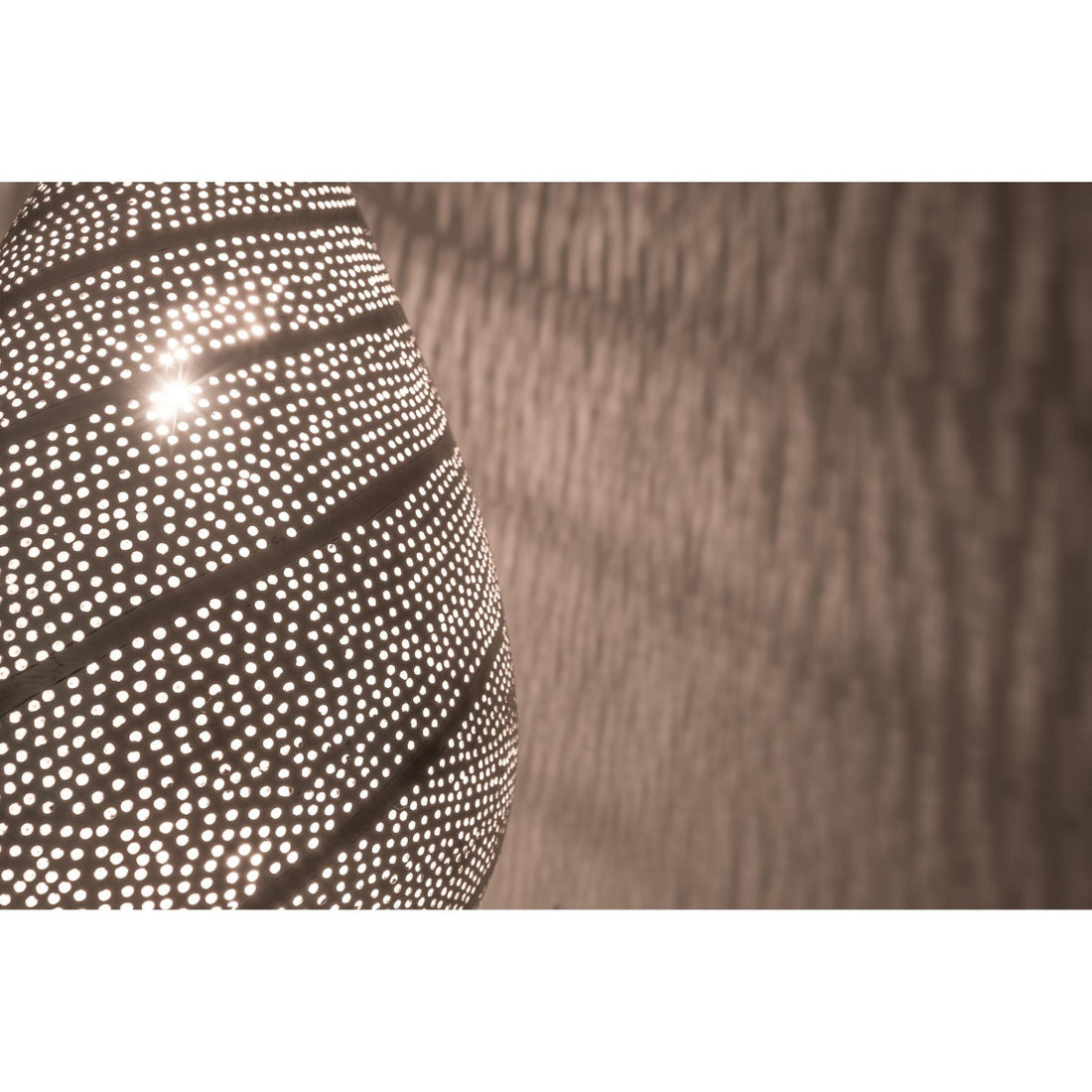 Oriental Pendant Lamp - Elegance - Swirl - Silver