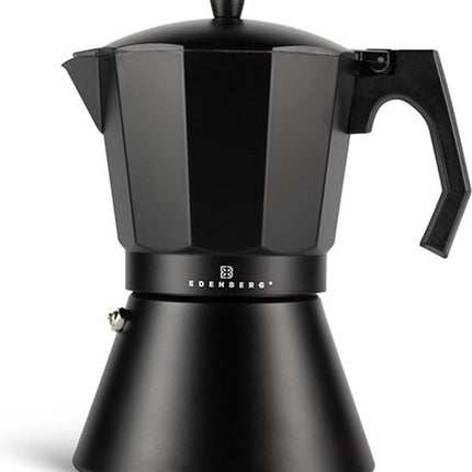 Edënbërg Black Line - Percolateur - Cafetière 12 tasses - Machine à expresso 400 ml