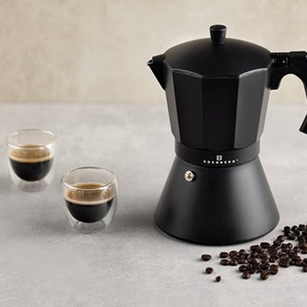 Edënbërg Black Line - Percolateur - Cafetière 12 tasses - Machine à expresso 400 ml