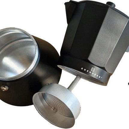 Edënbërg Black Line - Percolateur - Cafetière 12 tasses - Machine à expresso 400 ml