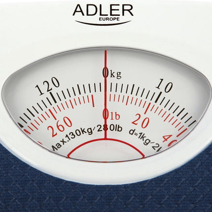 Adler AD 8151b - Pèse-personne - Analogique - Bleu