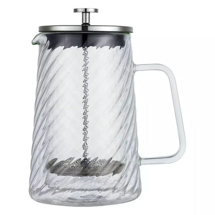 Klausberg Cafetière/Théière à Piston - Verre - 1L