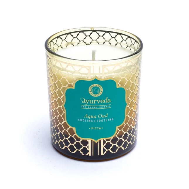 Bougie parfumée Pitta Ayurvédique Aqua ancienne — 200g