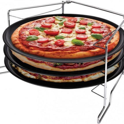 Plaques de cuisson à pizza - lot de 3