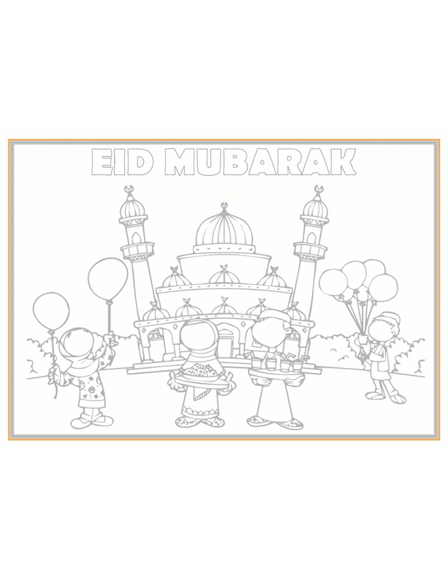 Sets de table - Eid Rainbow (lot de 6)