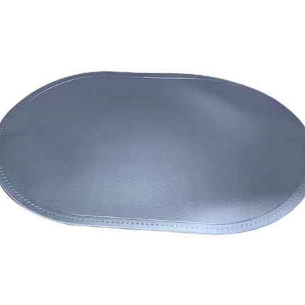 Set de table ovale en cuir PU