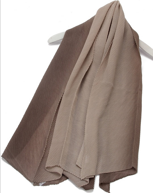 Pleated Viscose Zachte Ribbel sjaal