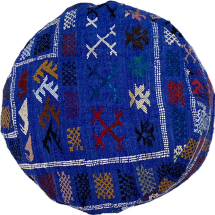 Pouf Kilim marocain