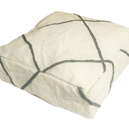 Pouf de sol marocain carré