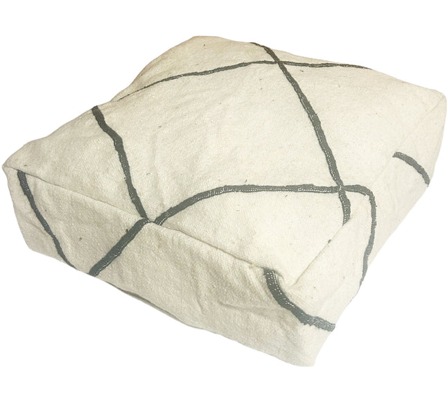 Pouf de sol marocain carré