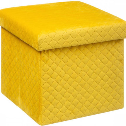 Pouf/repose-pieds/tabouret - boîte de rangement - pliable