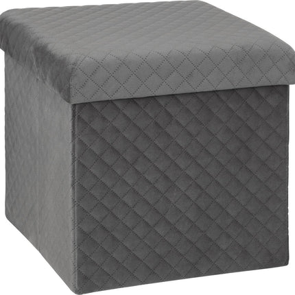 Pouf/repose-pieds/tabouret - boîte de rangement - pliable