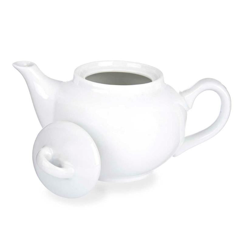 Weiße Porzellan-Teekanne 550 ml