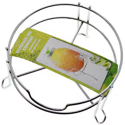 Support surélevé en acier pour pots et distributeurs de boissons