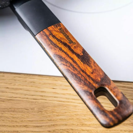 Batterie de cuisine en granit 12 pièces avec revêtement en marbre - Compatible avec l'induction et toutes les sources de chaleur - Anti-rayures et cuisine saine