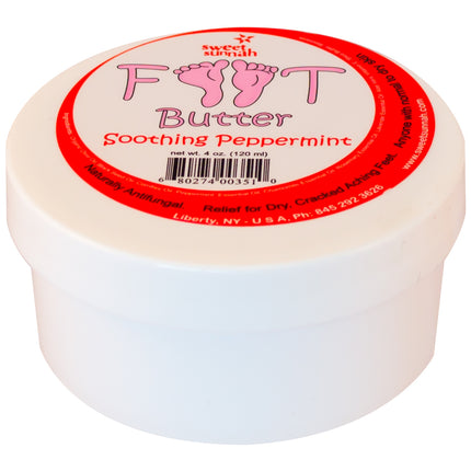 Crème pour les pieds à la menthe poivrée