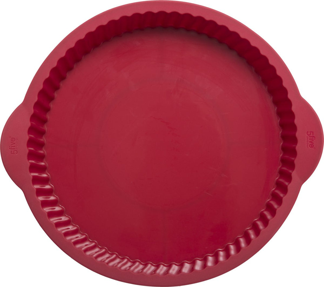 Silicone cake tin red Ø 24CM - Quiche pan - Butter cake tin
