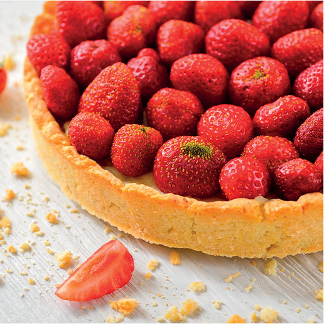 Silicone cake tin red Ø 24CM - Quiche pan - Butter cake tin
