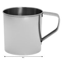 Kinghoff 1482 - 4 gobelets en acier inoxydable - 9 cm - Lot de quatre - idéal pour la randonnée en montagne