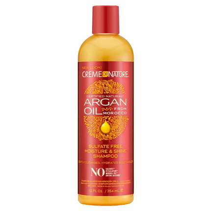 Shampooing Hydratation et Brillance à l'Huile d'Argan Crème of Nature - 354ml