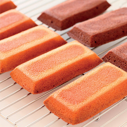 Moule à cake rectangulaire en silicone pour 24 mini financiers 5,6 x 2,5 cm (mini pâtisseries)