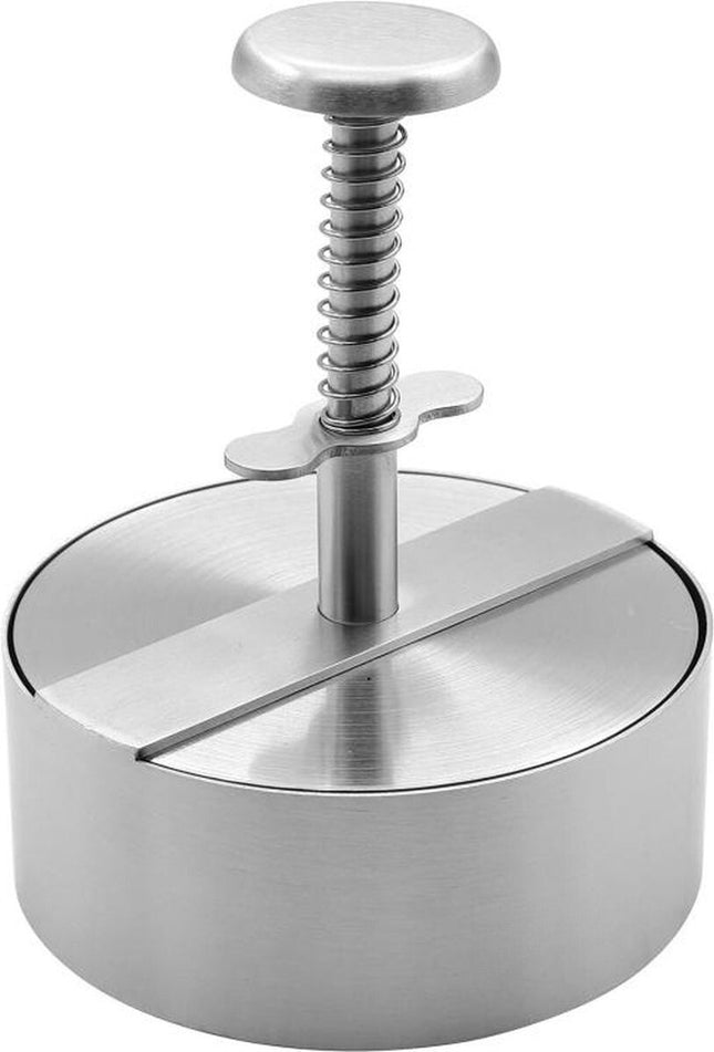 Presse à Hamburger Réglable en Acier Inoxydable – Formeur de Burgers Parfait pour la Maison, le Barbecue et l'Usage Professionnel