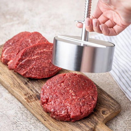 Presse à Hamburger Réglable en Acier Inoxydable – Formeur de Burgers Parfait pour la Maison, le Barbecue et l'Usage Professionnel
