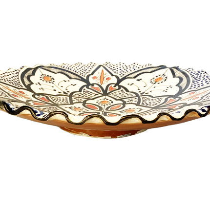 Plat marocain cannelé ø35 cm