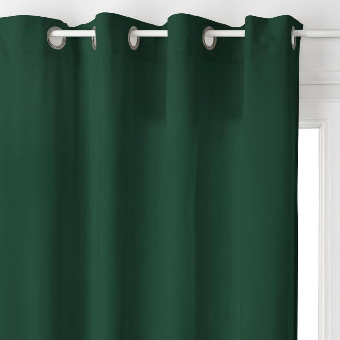 Velvet curtain with brushed effect