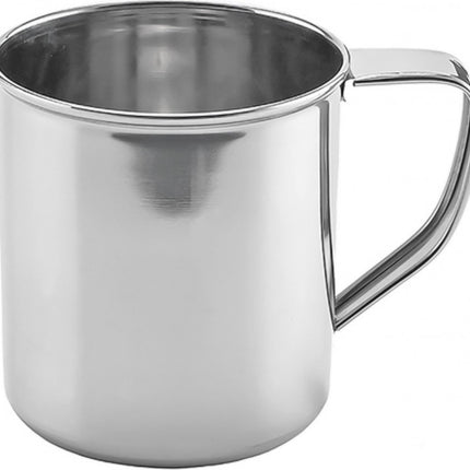 Kinghoff 1483 - 4 tasses en acier inoxydable - 10 cm - Lot de quatre - idéal pour la randonnée en montagne