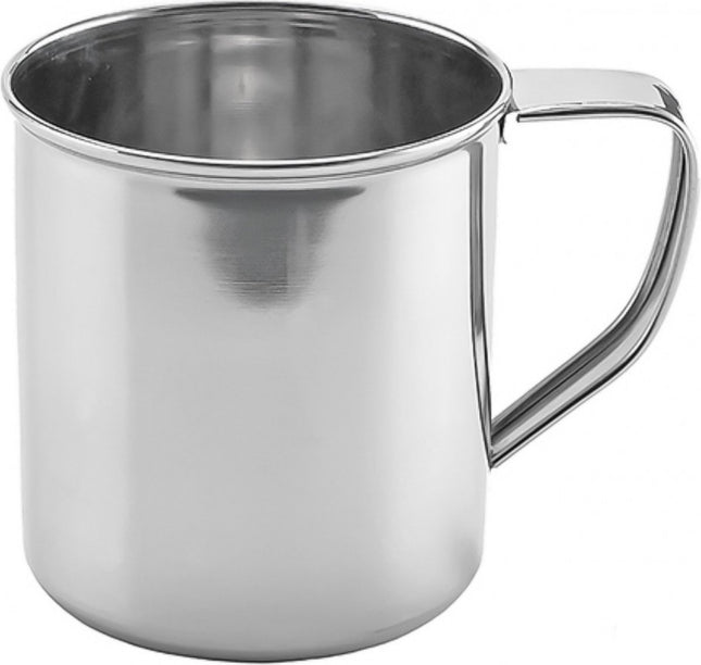 Kinghoff 1483 - 4 tasses en acier inoxydable - 10 cm - Lot de quatre - idéal pour la randonnée en montagne