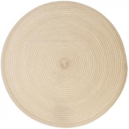 Napperon rond - plastique tressé - 38 cm - Sets de table