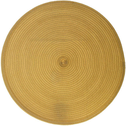 Napperon rond - plastique tressé - 38 cm - Sets de table