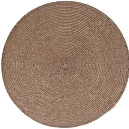 Napperon rond - plastique tressé - 38 cm - Sets de table