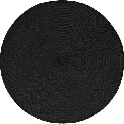 Napperon rond - plastique tressé - 38 cm - Sets de table