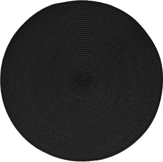 Napperon rond - plastique tressé - 38 cm - Sets de table